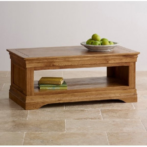 French Oak : Bàn Sofa , Coffee 2 Tầng - 120cm